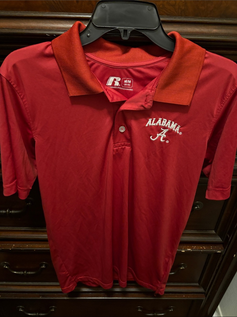 Russell Athletic Alabama Embroidered Polo- Medium